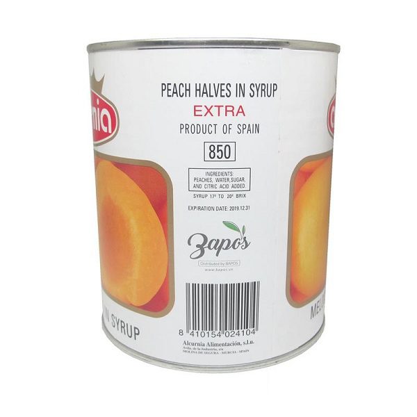 Đào Ngâm Alcurnia 850g
