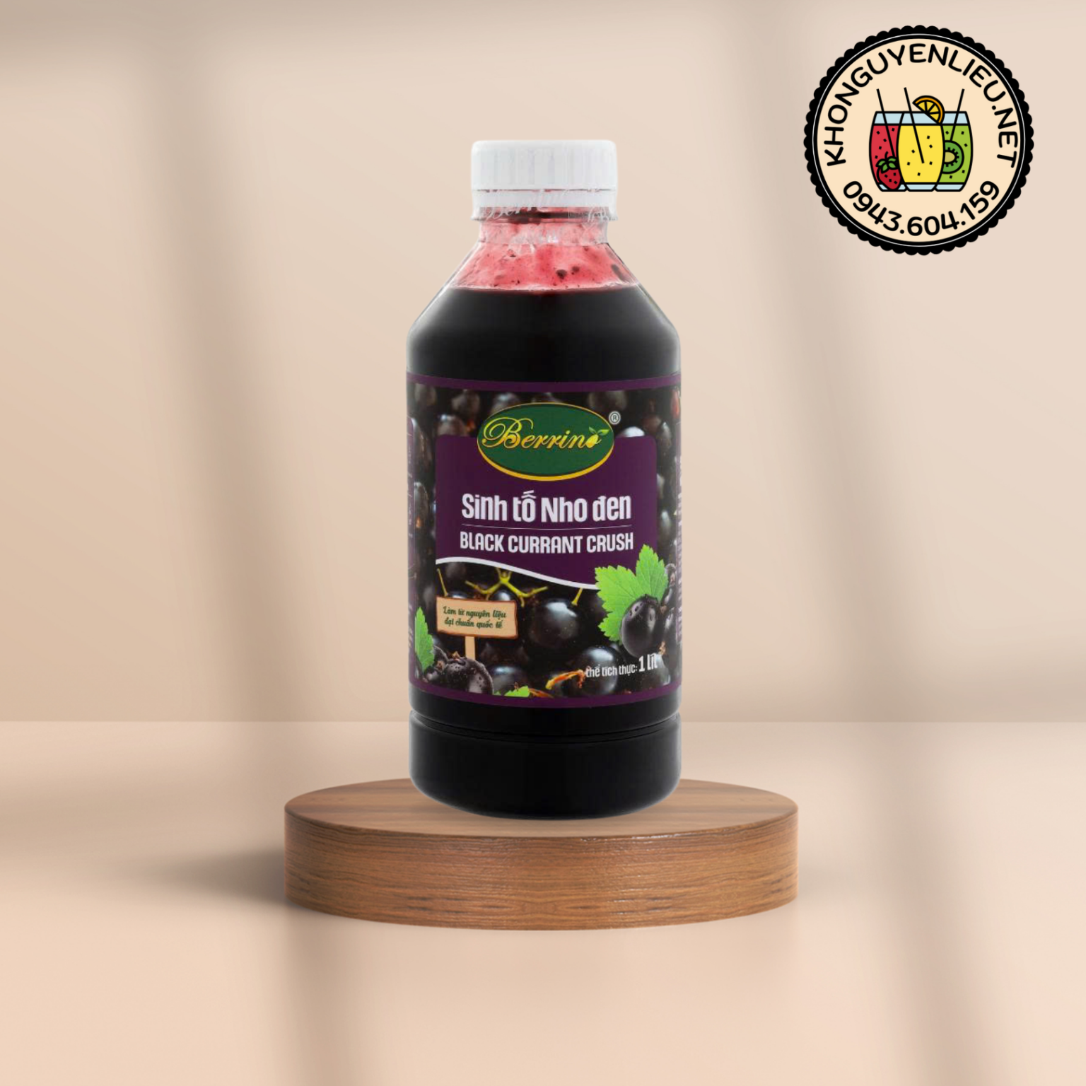 Mứt Berrino Nho Đen 1L