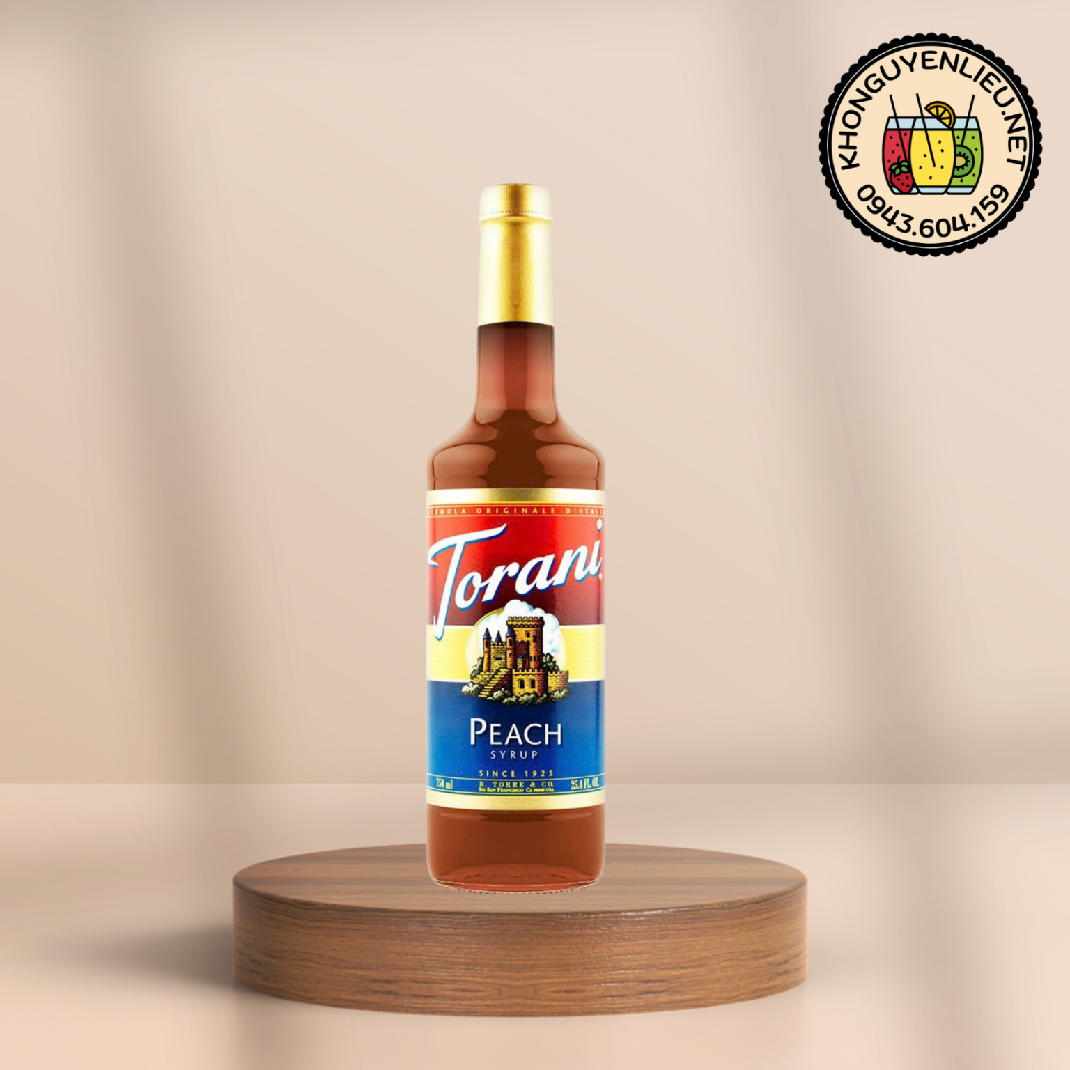 Siro Đào Torani 750ml