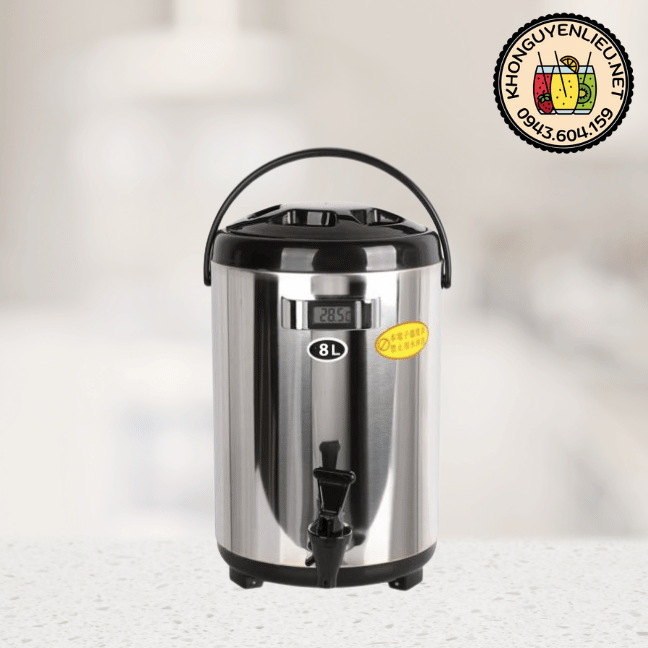 Bình ủ trà có đồng hồ hiển thị nhiệt độ 8L-10L Bình ủ trà có đồng hồ hiển thị nhiệt độ 8L-10L