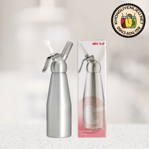 Bình xịt kem Mosa INOX 1L