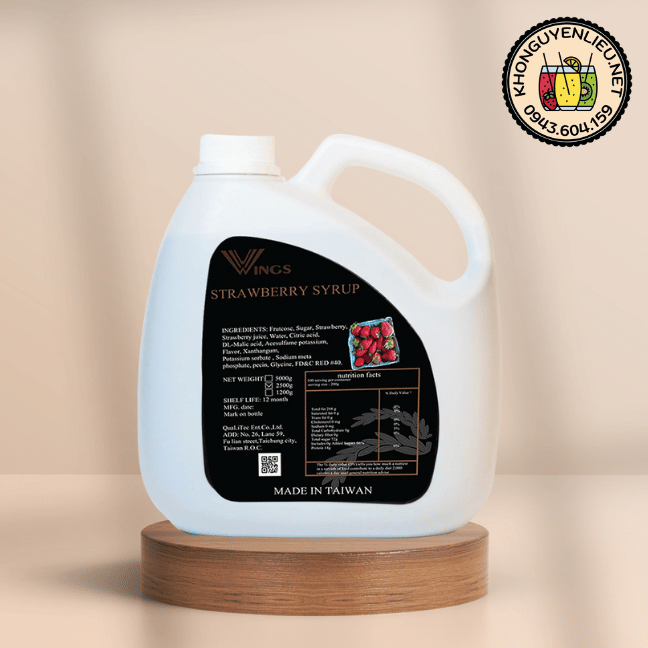 Siro Dâu Wings 2.5kg