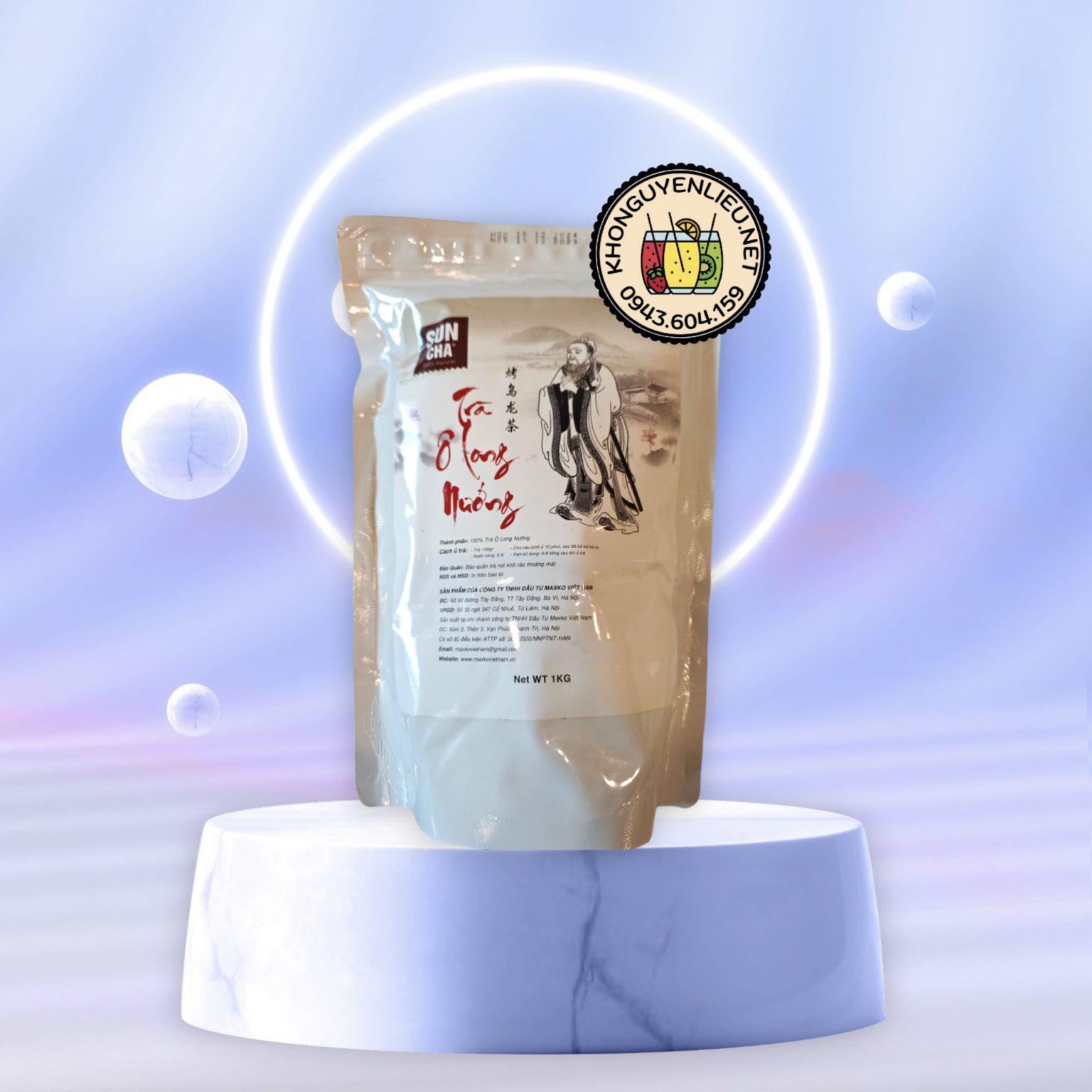 Trà ô long nướng Suncha túi 1 kg