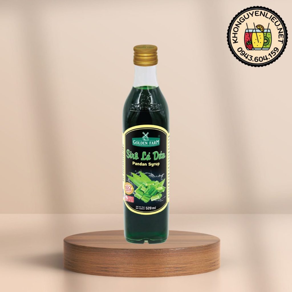 Siro Lá Dứa Golden Farm 520ml
