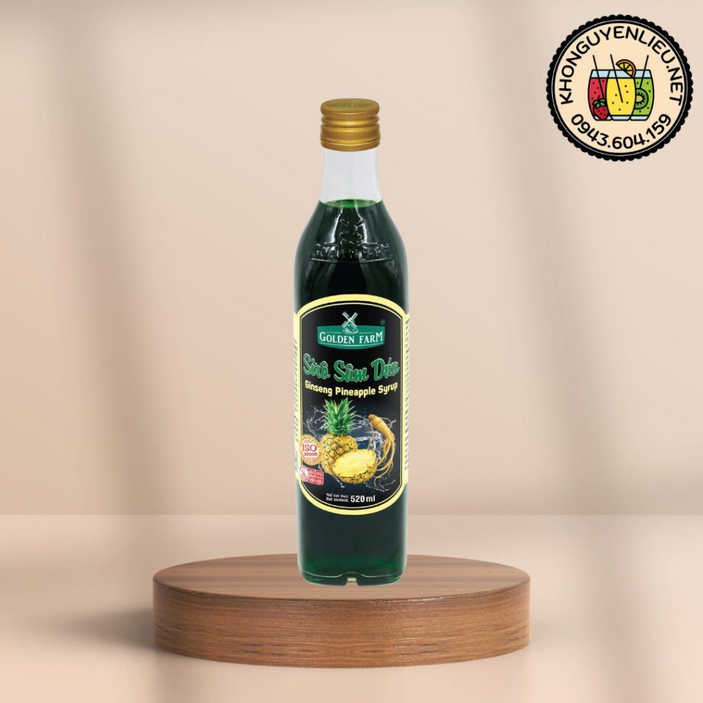 Siro Sâm Dứa Golden Farm 520ml