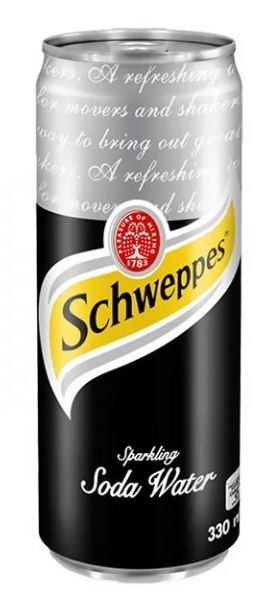 Nước Soda nguyên vị Schweppes 330ml
