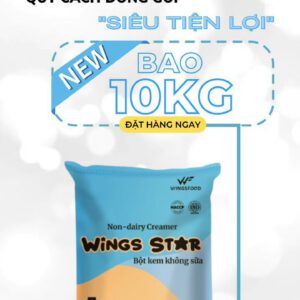 Bột sữa Wings Star bao 10 kg