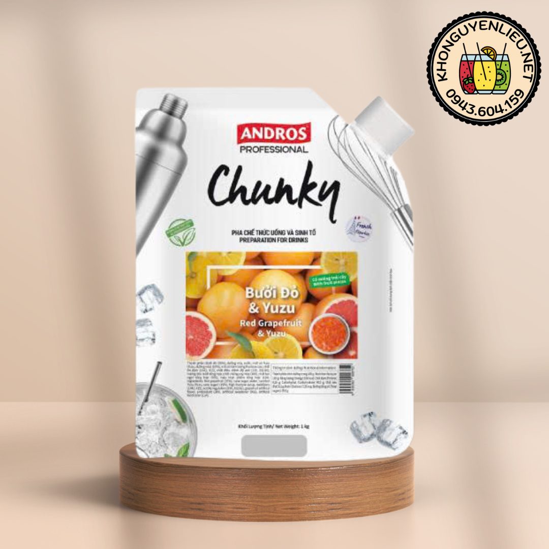 Mứt Chunky Bưởi đỏ và Yuzu 1kg Mứt Chunky Bưởi đỏ và Yuzu 1kg