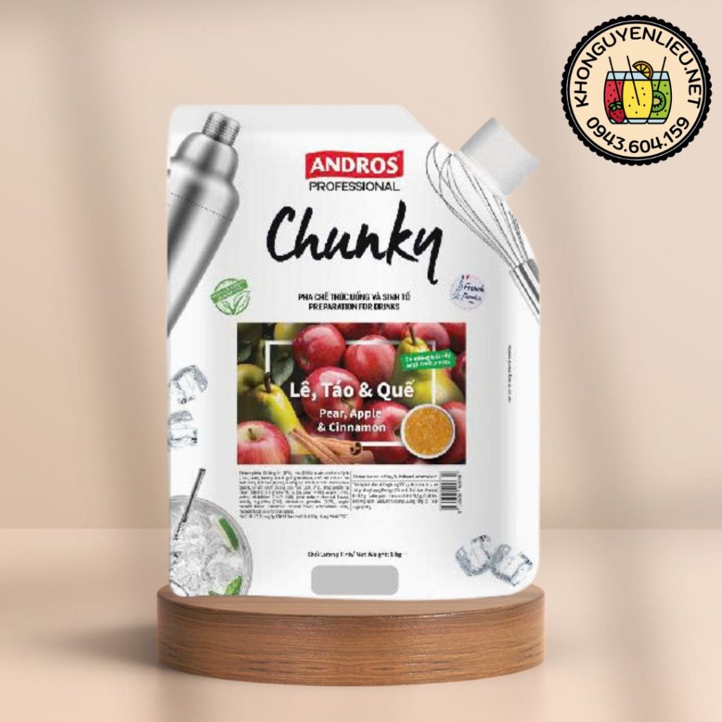 Mứt Chunky Lê Táo Quế 1kg