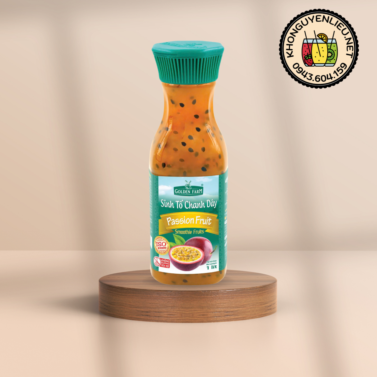 Mứt GOLDEN FARM Chanh Dây 1L