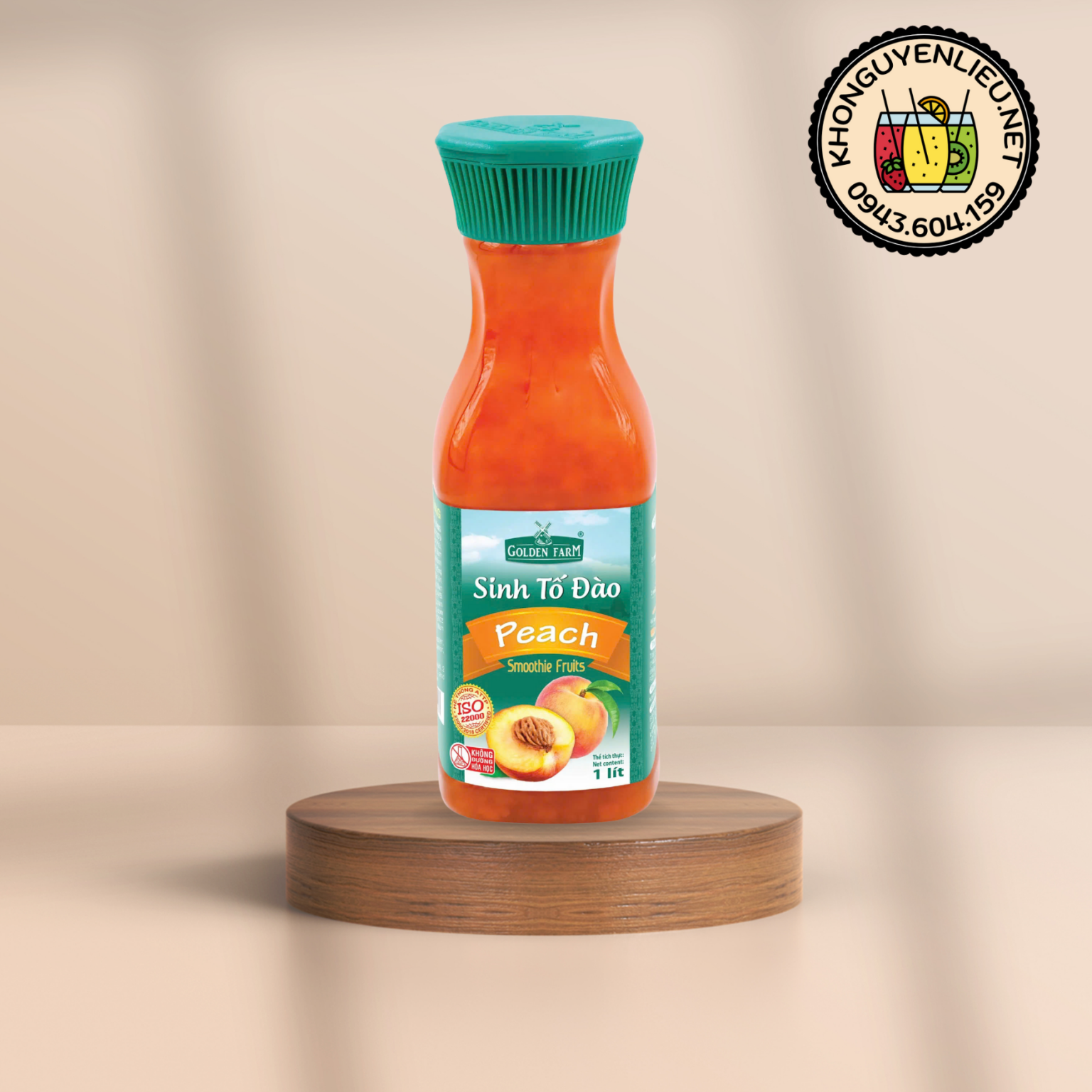 Mứt GOLDEN FARM Đào 1L