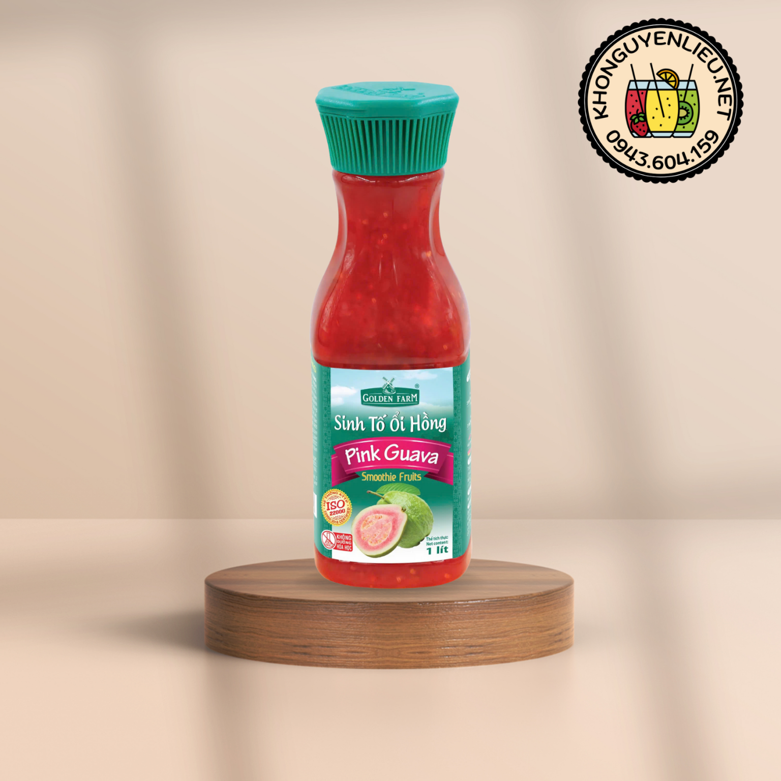 Mứt GOLDEN FARM Ổi Hồng 1L