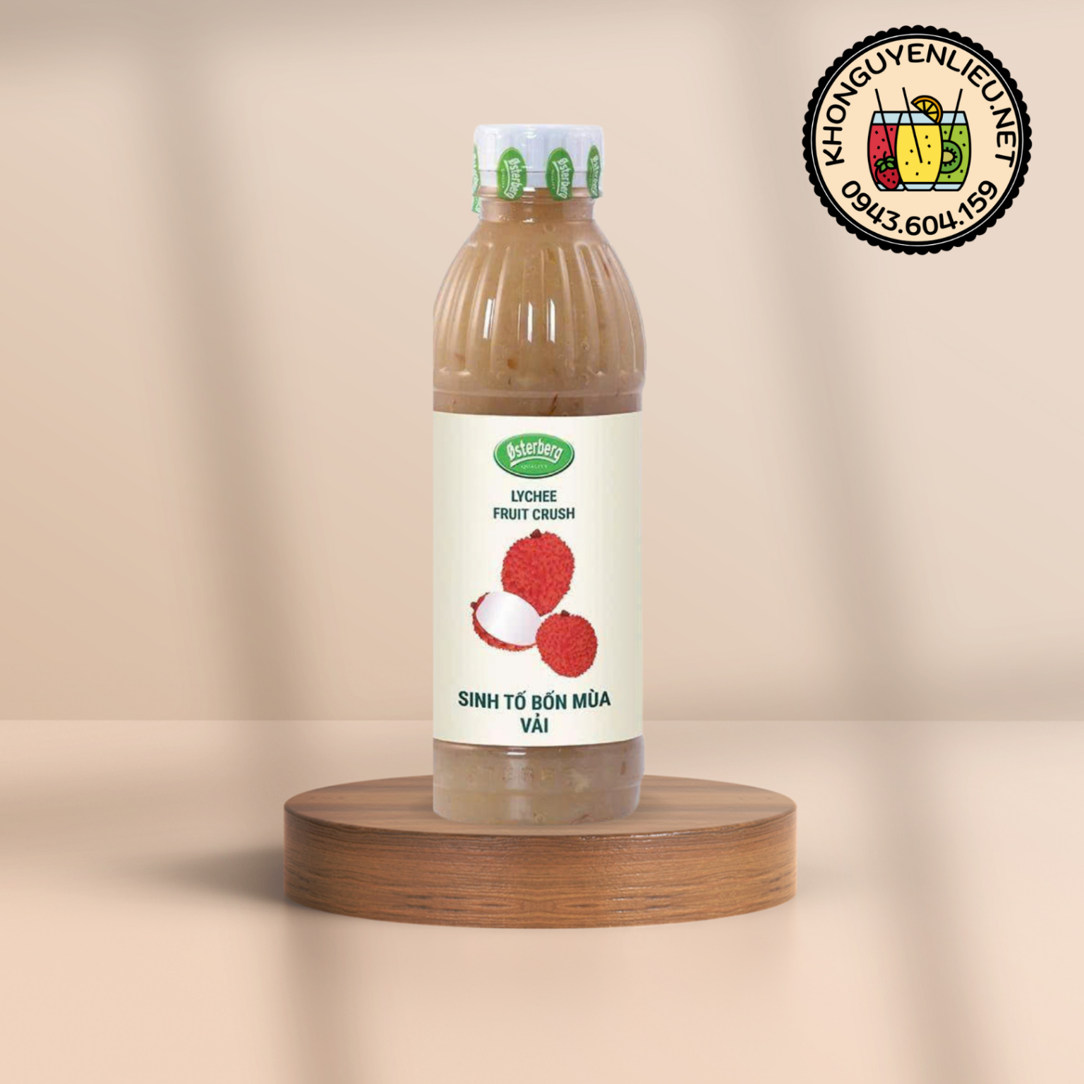 Mứt Sinh Tố Osterberg Vải 1L