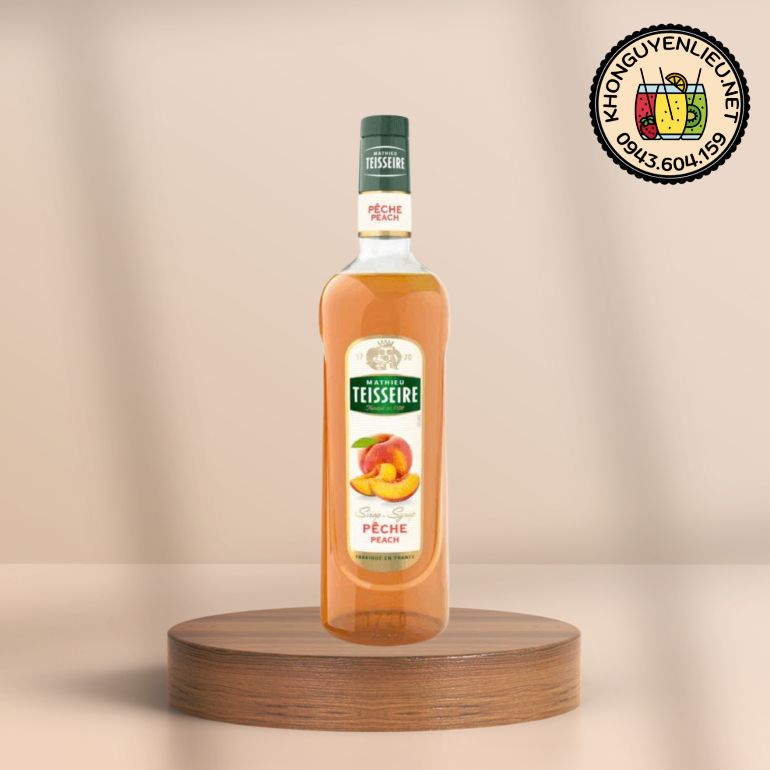 Siro Đào Teisseire 700ml