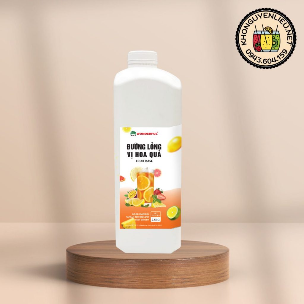 Đường lỏng vị hoa quả Wonderful 2.5kg