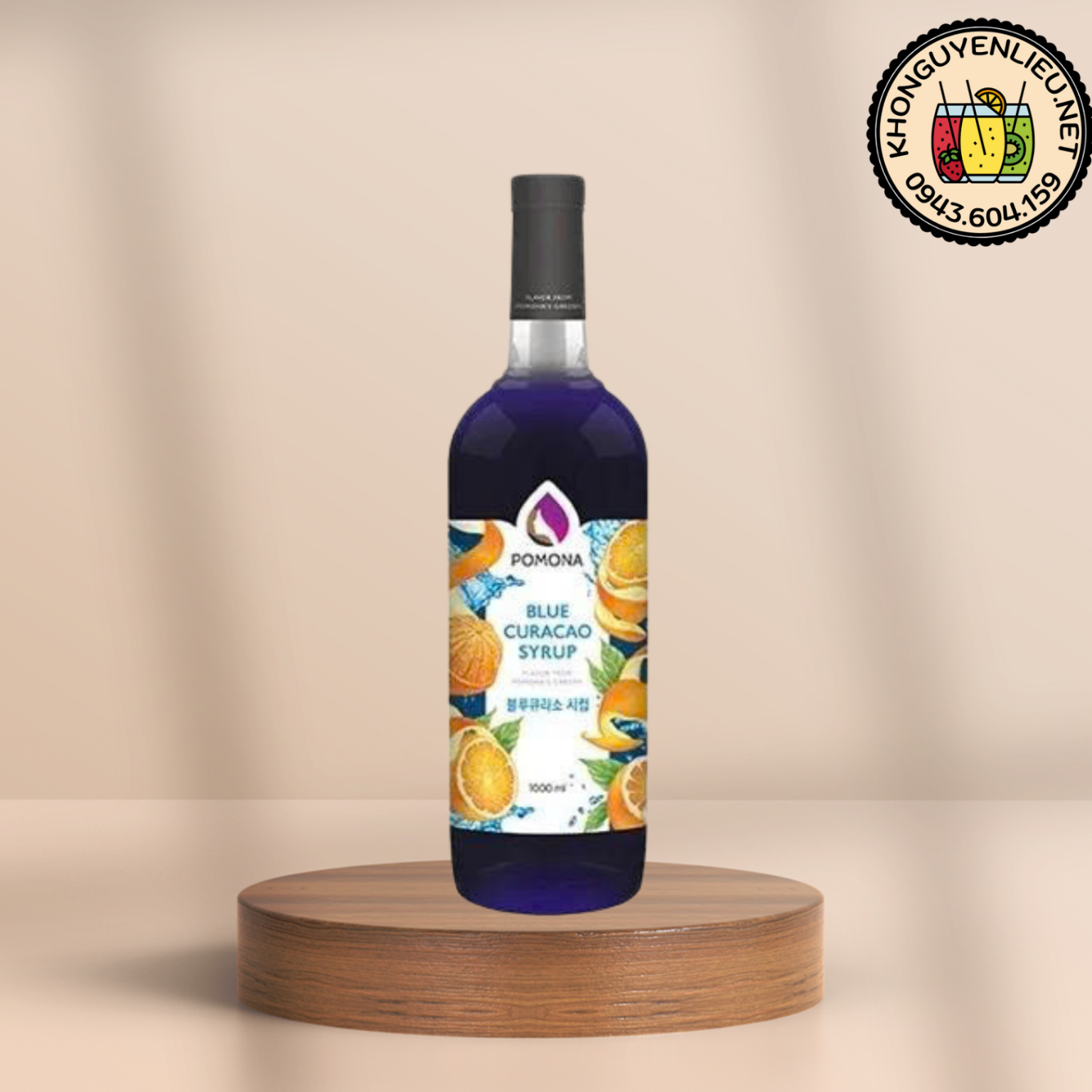 Siro Vỏ Cam Xanh Pomona 1L