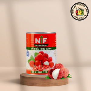 Vải Ngâm Nước Đường NIF 560g