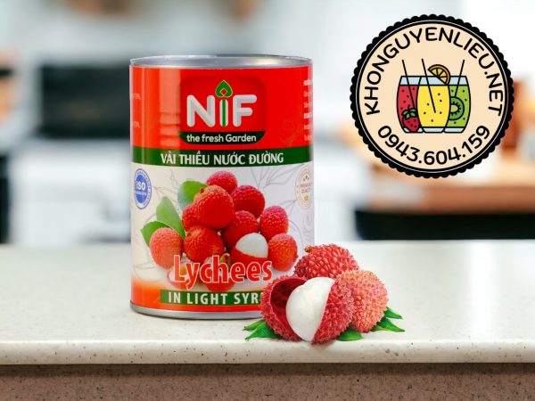 Vải Ngâm Nước Đường NIF 560g