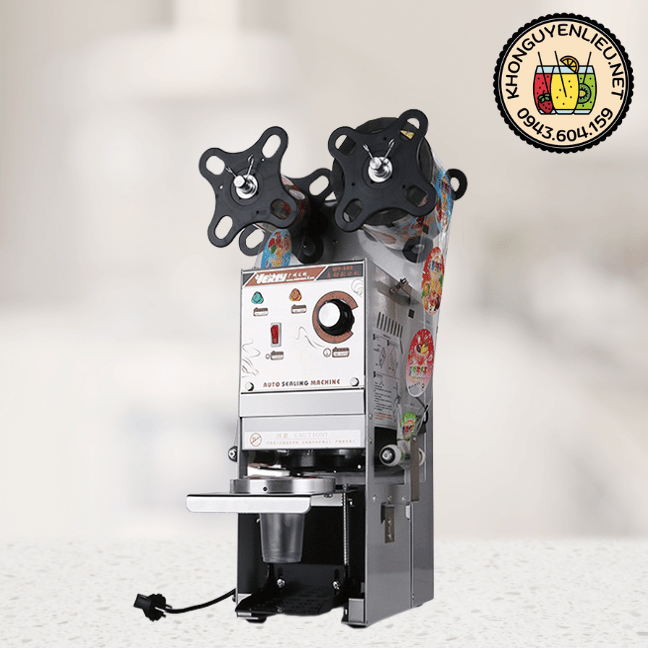 Máy dập nắp cốc bán tự động Verly WY-680 Máy dập nắp cốc bán tự động Verly WY-680