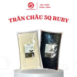 Trân châu 3Q Ruby đen/trắng túi 2 kg