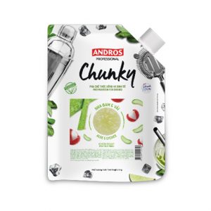 Mứt Chunky Vải Nha Đam túi 1kg