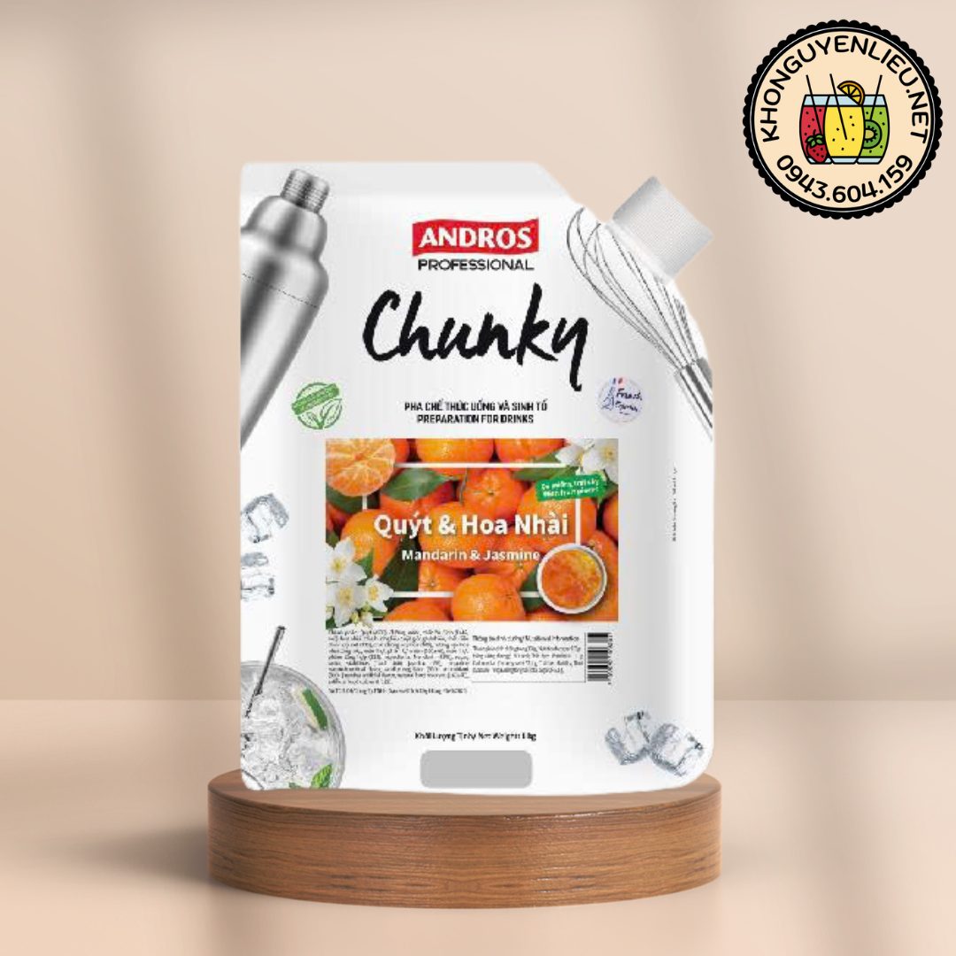 Mứt Chunky Quýt Hoa Nhài túi 1kg Mứt Chunky Quýt Hoa Nhài túi 1kg