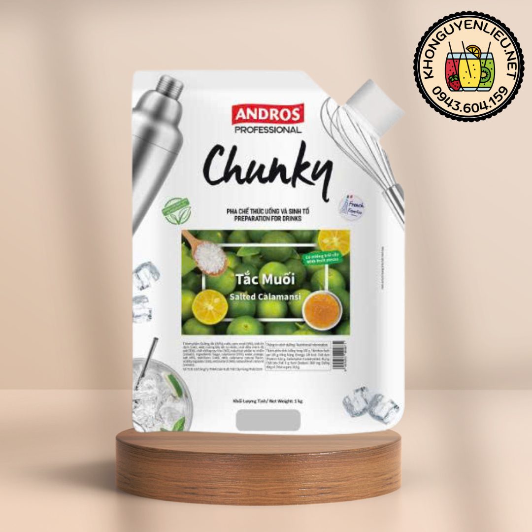 Mứt Chunky Tắc Muối túi 1kg Mứt Chunky Tắc Muối túi 1kg