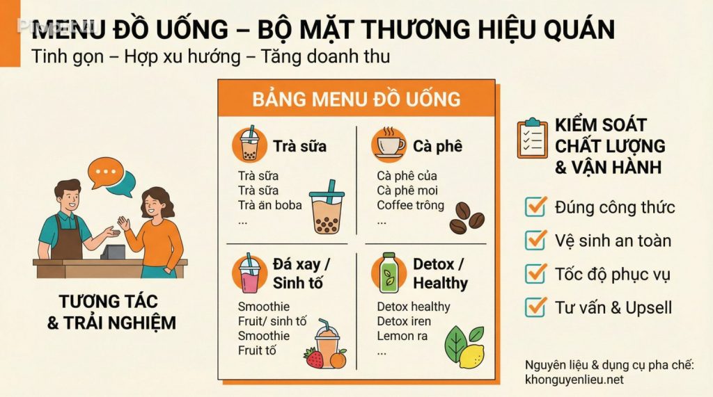 Menu Đồ Uống Độc Đáo