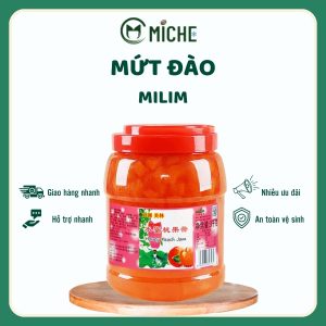 Mứt Đào MilLim Hộp 3kg