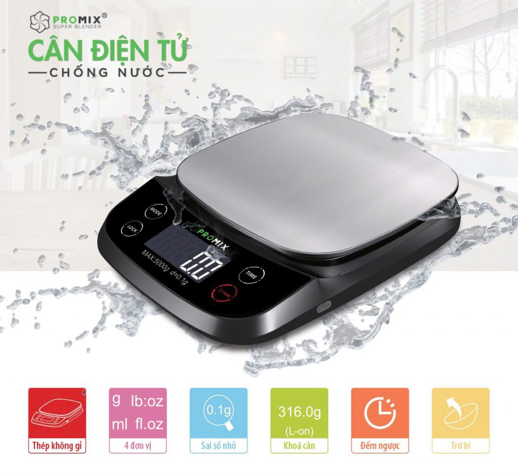 Cân điện tử nhà bếp Promix CDTP-06