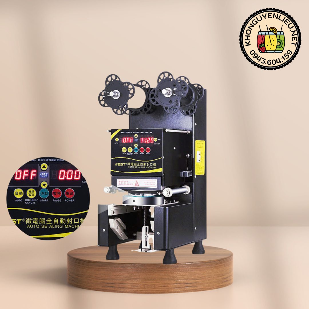 Máy Dập Nắp Cốc Tự Động Fest RC-95 Máy Dập Nắp Cốc Tự Động Fest RC-95