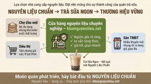 Hướng Dẫn Mua Nguyên Liệu Pha Chế Trà Sữa Ở Đâu Chất Lượng, Giá Tốt