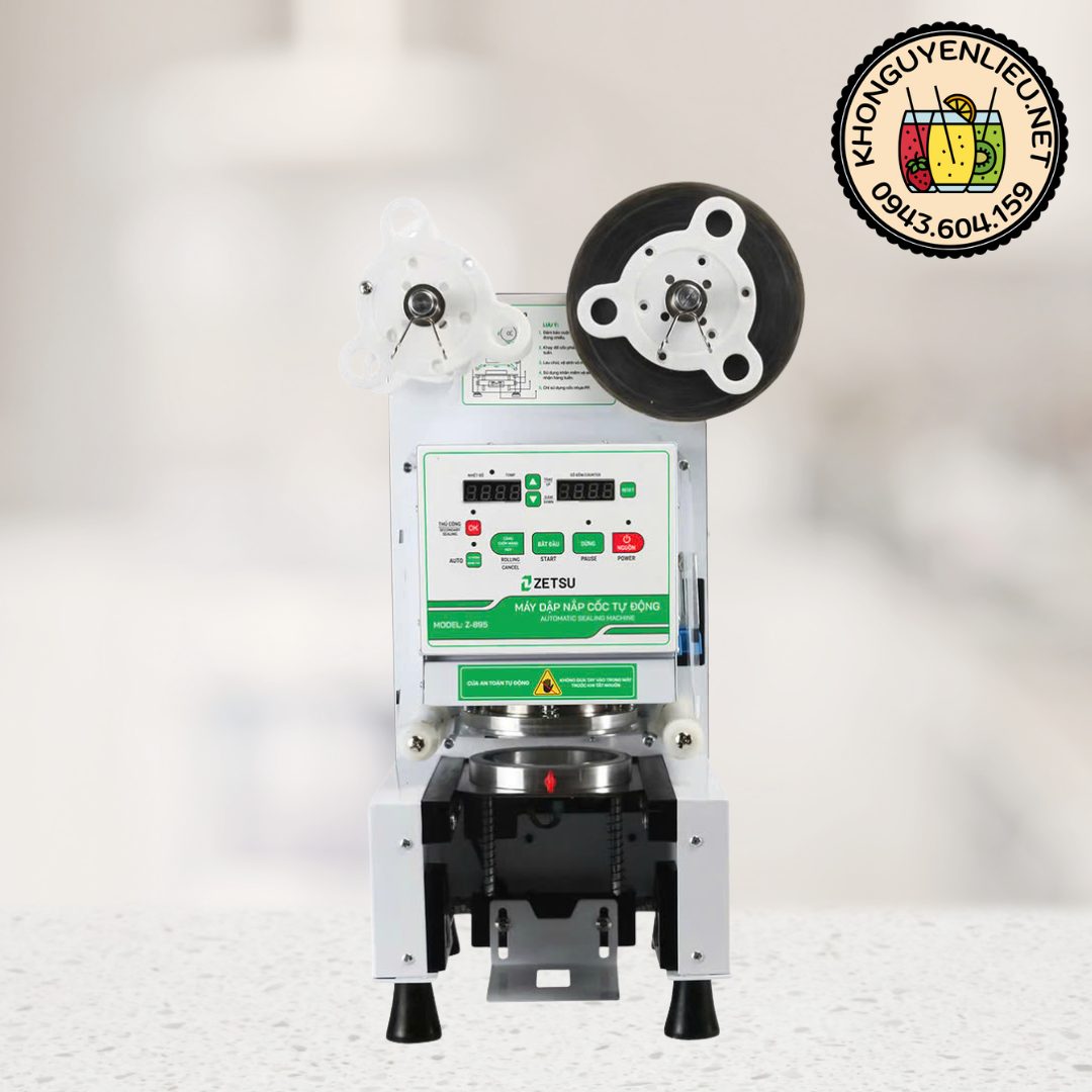 Máy Dập Nắp Cốc Tự Động Zetsu Z-895 Máy Dập Nắp Cốc Tự Động Zetsu Z-895