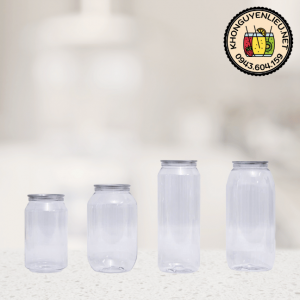 Lon nhựa PET nắp nhôm xé Unibar