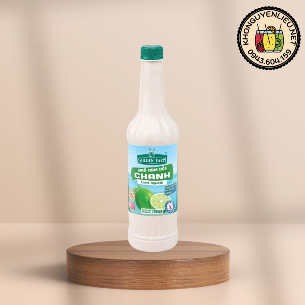 Siro Chanh Golden Farm Chai 700ml
