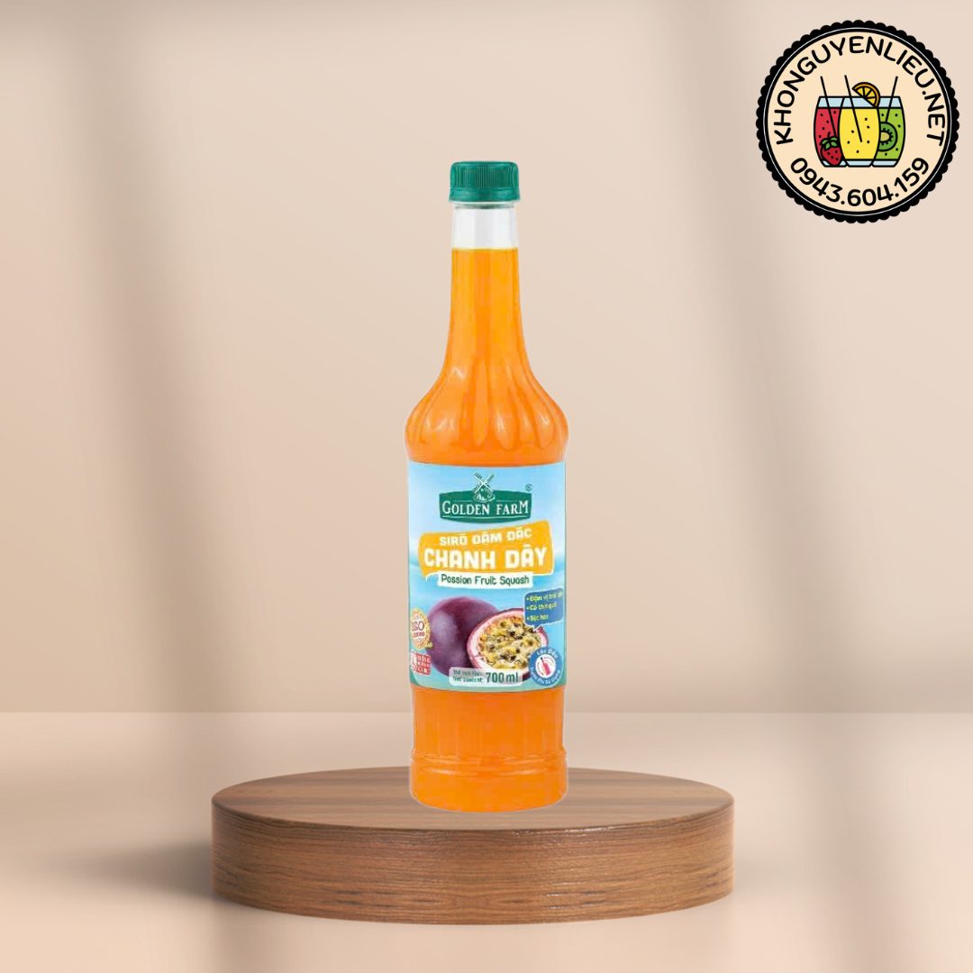 Siro Chanh Dây Golden Farm Chai 700ml Siro Chanh Dây Golden Farm Chai 700ml