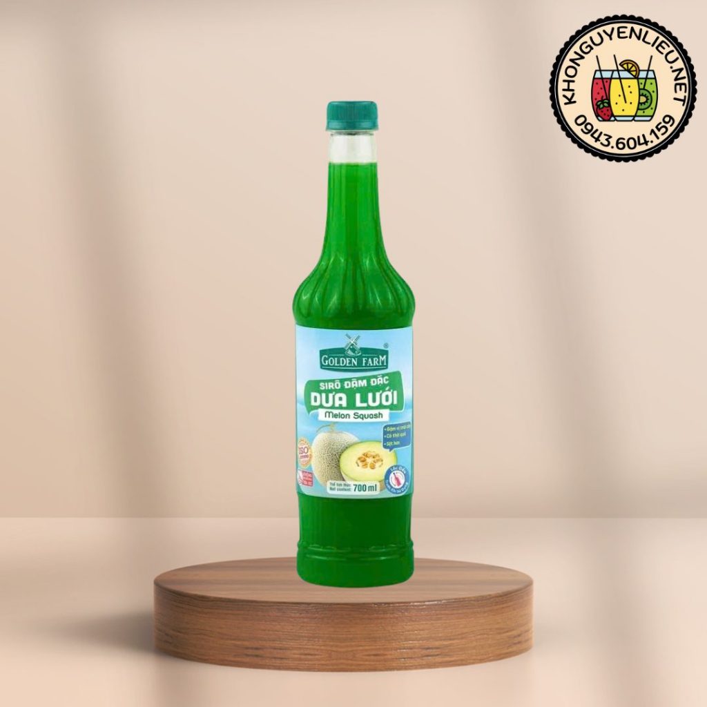 Siro Dưa Lưới Golden Farm Chai 700ml