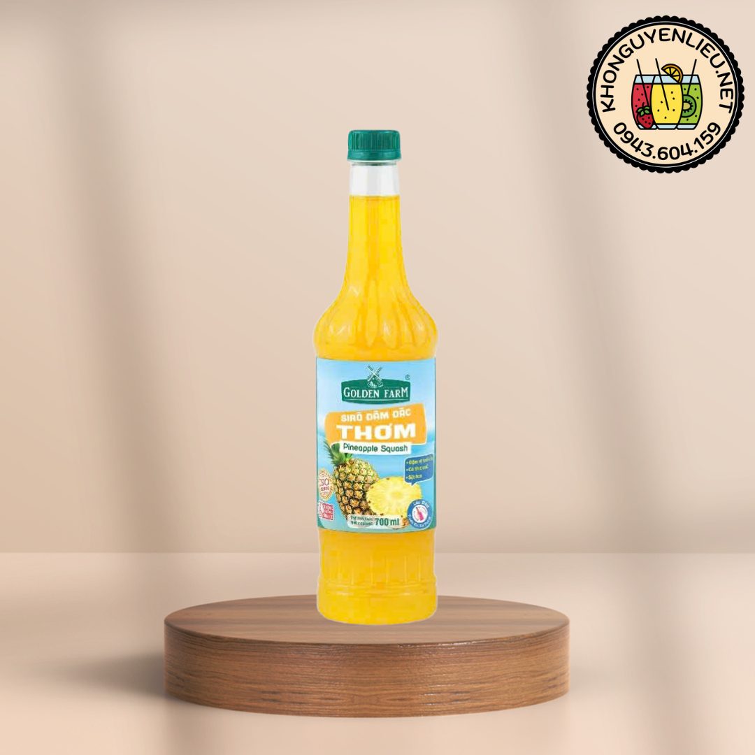 Siro Dứa Golden Farm Chai 700ml Siro Dứa Golden Farm Chai 700ml