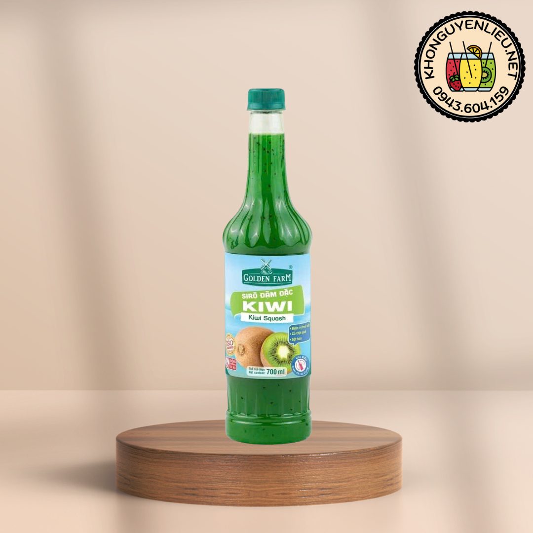Siro Kiwi Golden Farm Chai 700ml Siro Kiwi Golden Farm Chai 700ml