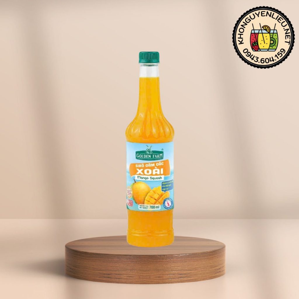Siro Xoài Golden Farm Chai 700ml