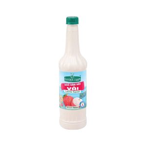 Siro Golden Farm Vải Chai 700ml