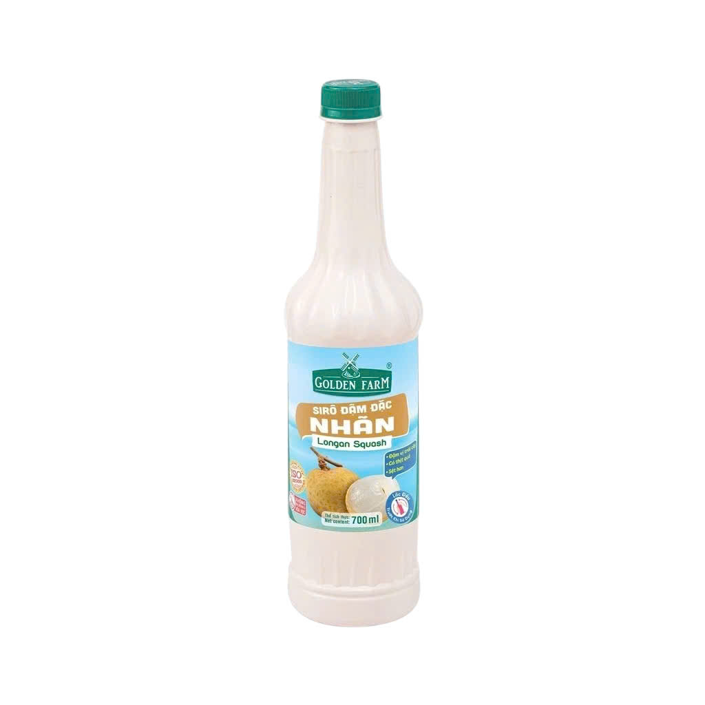 Siro Golden Farm Nhãn Chai 700ml