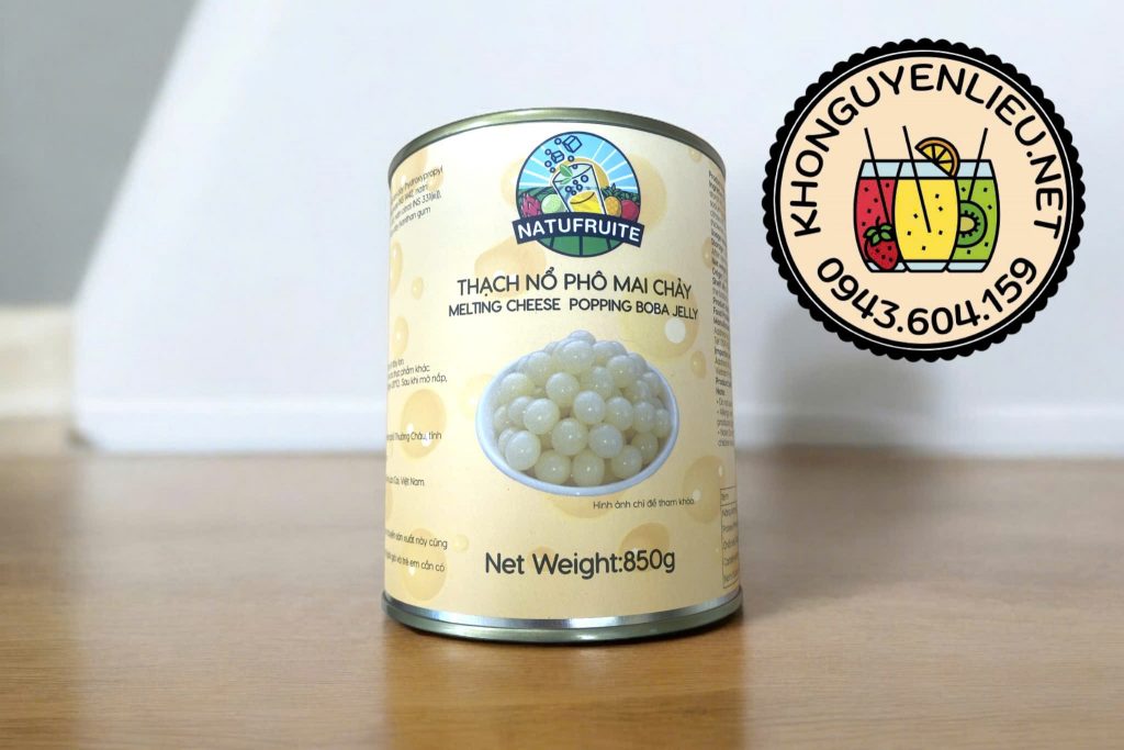 Thạch Nổ Phô Mai Chảy Hộp 850g