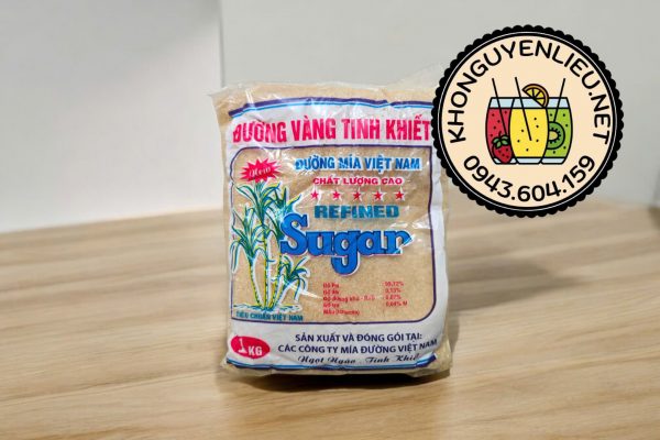 Đường vàng tinh khiết túi 1kg