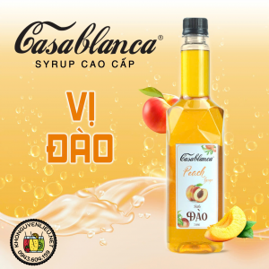 Siro Đào Casablanca 750ml