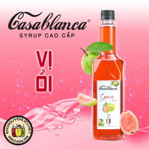Siro Ổi Hồng Casablanca 750ml