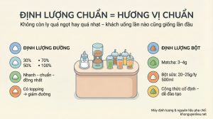 Cách định lượng đường và bột