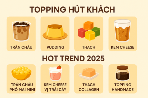 Kinh Nghiệm Chọn Topping Hút Khách Cho Quán Trà Sữa