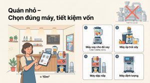 Kinh Nghiệm Mua Máy Móc Pha Chế Cho Quán Nhỏ