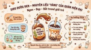 Siro Đường Đen – Nguyên Liệu Không Thể Thiếu Cho Trà Sữa Hiện Đại